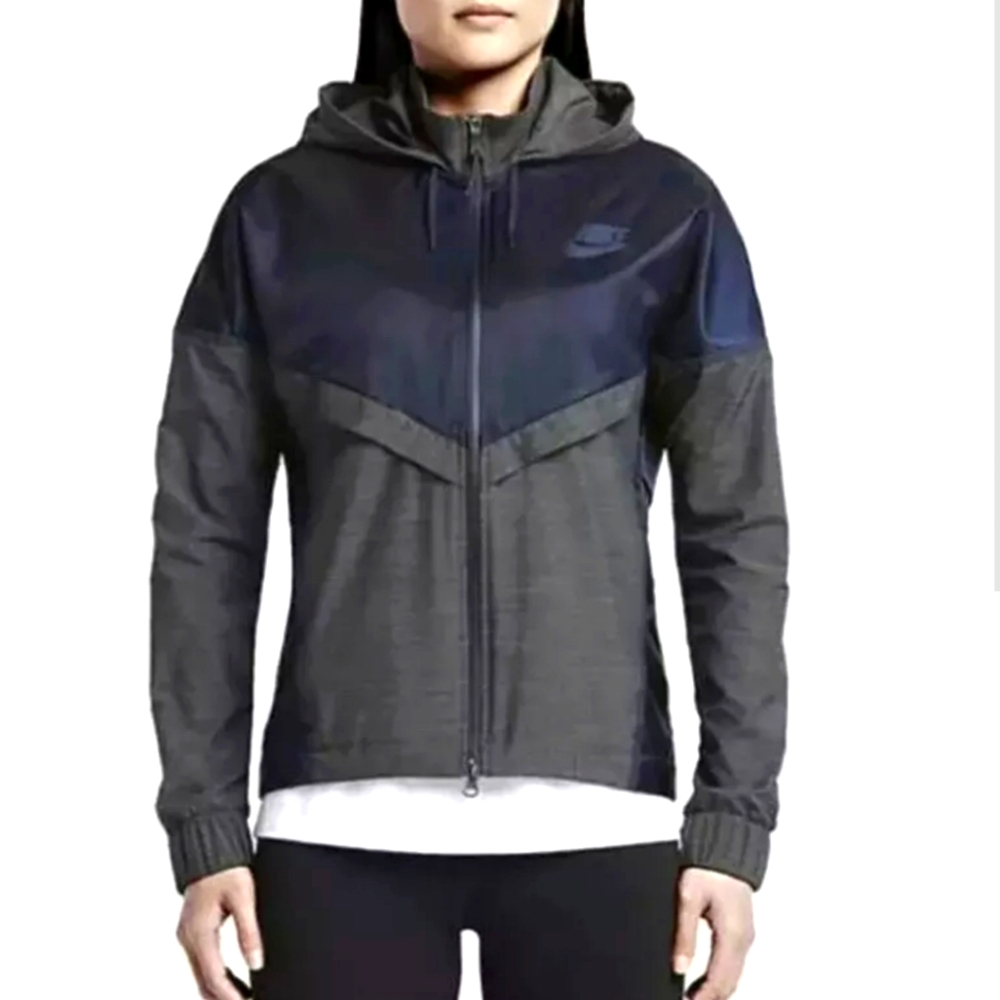 Euc Nike Tech Windrunner Bonded Hooded Jacket In … - image 1